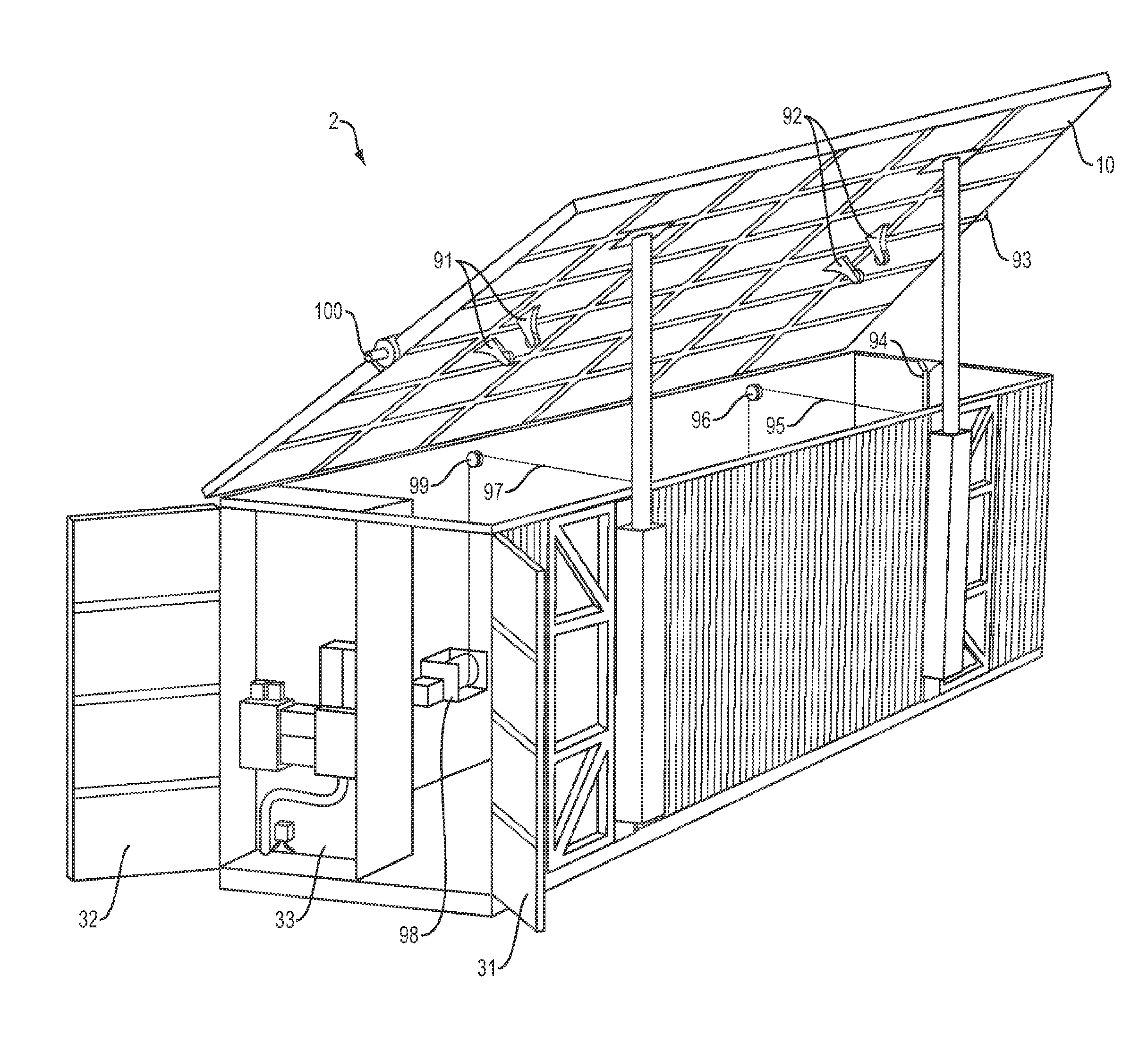 Photovoltaic power apparatus for rapid deployment