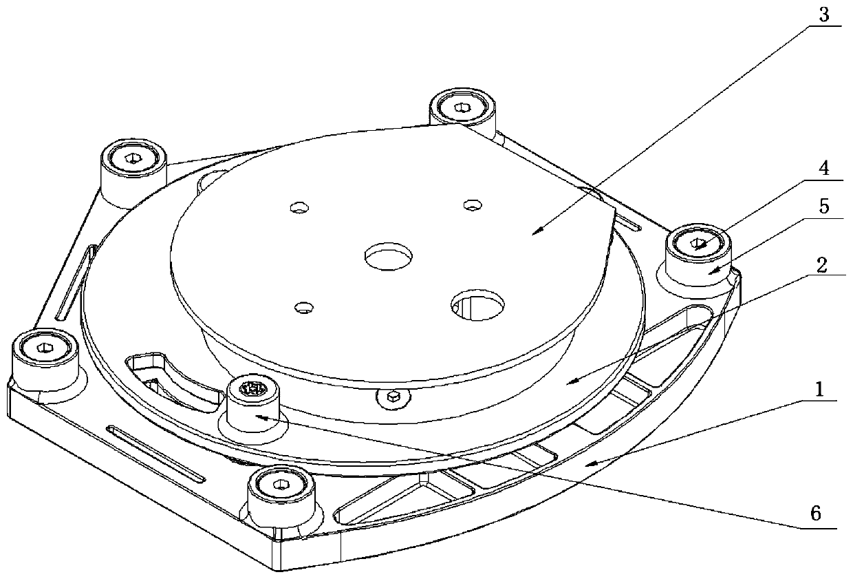 Mounting structure of bottom component of foggy weather highway traffic safety induction device