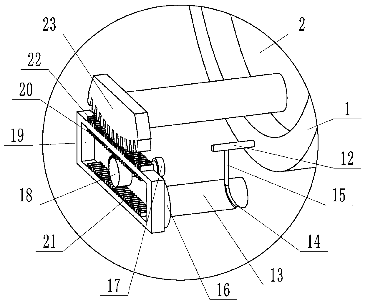 Thermochemotherapy bed facilitating changing of body position of patient