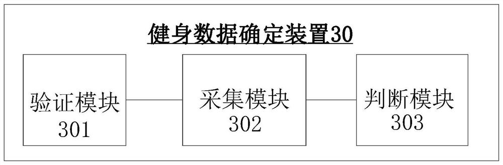 Fitness data determination method and device, equipment and medium