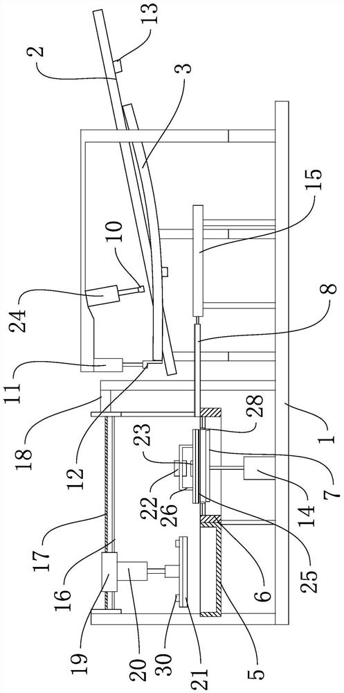 A sorting and stacking device for ferrite