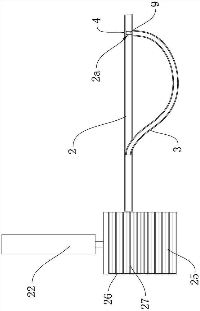 A sorting and stacking device for ferrite