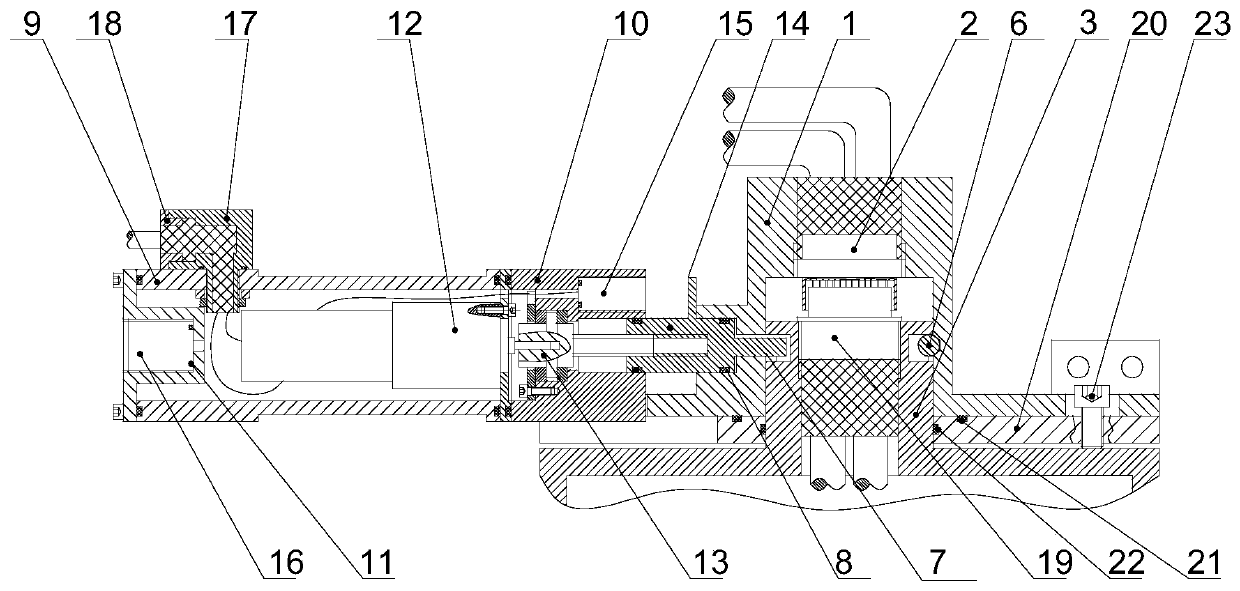 A detachable connection mechanism for the upper manipulator of an underwater robot