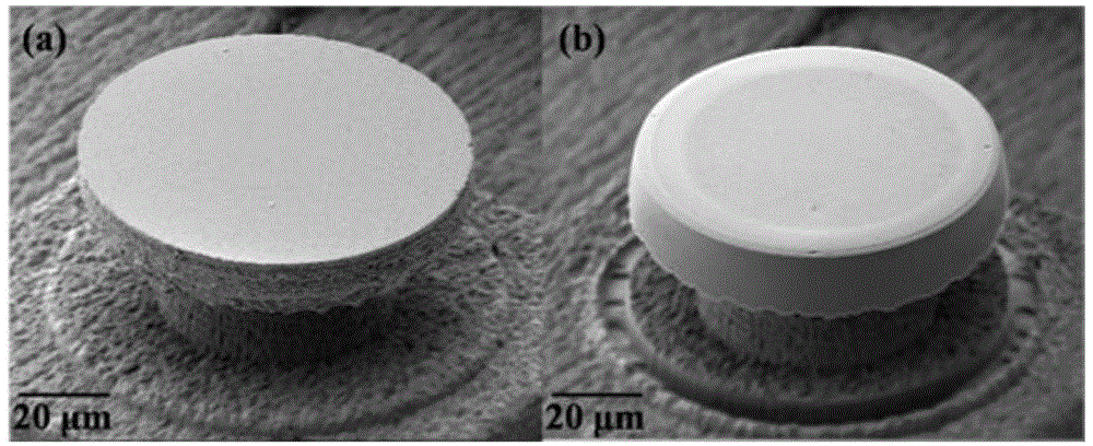 Preparation method of three-dimensional crystal optical whispering gallery microcavity