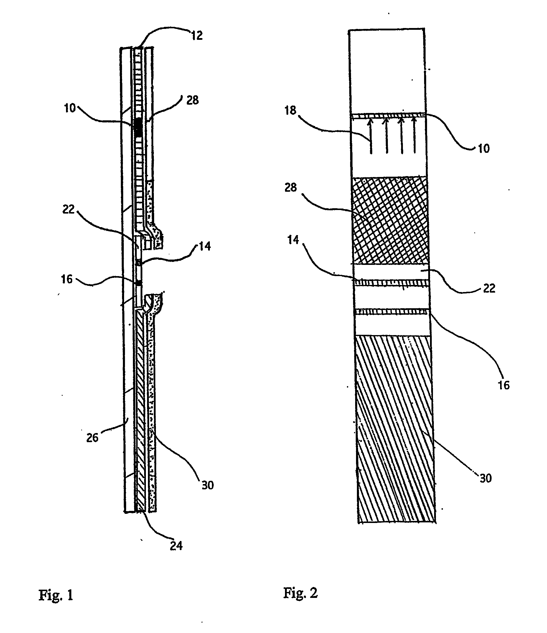 Devices and methods for detecting amniotic fluid in vaginal secretions