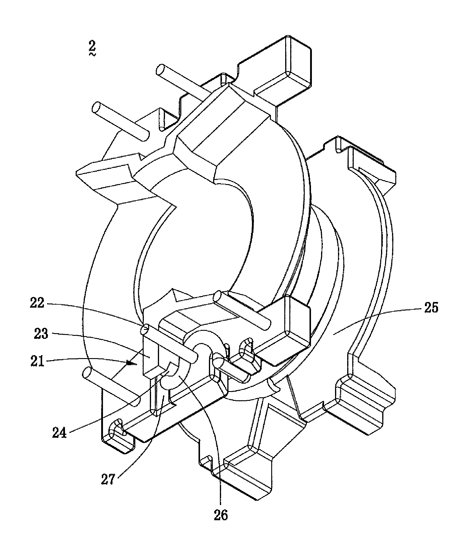 Transformer skeleton and a winding method using the same