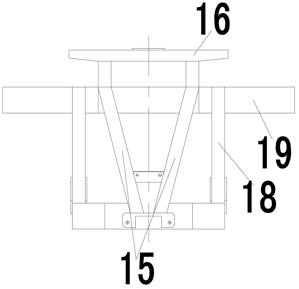 A light and simplified wheeled transporter suitable for mountain orchards