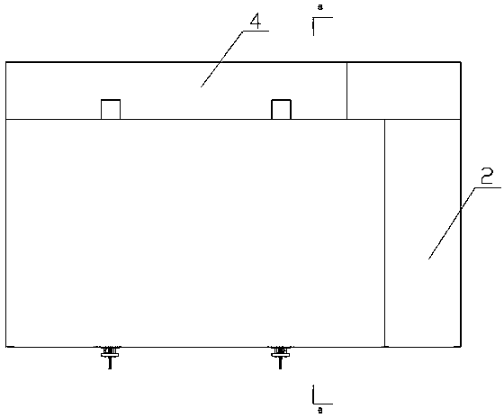 Test box for flowing water eroding cement concrete