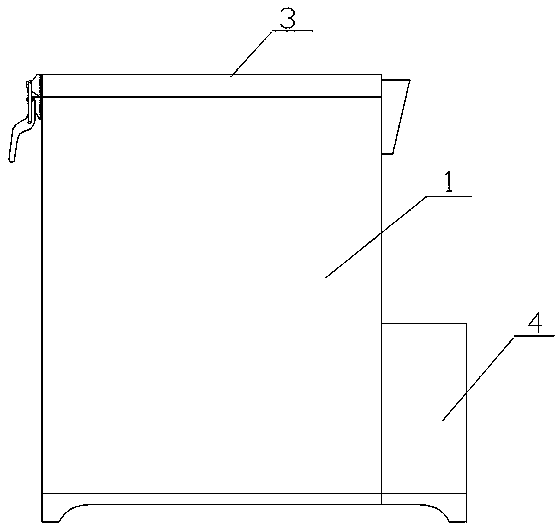 Test box for flowing water eroding cement concrete