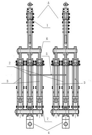 A tension balance suspension device