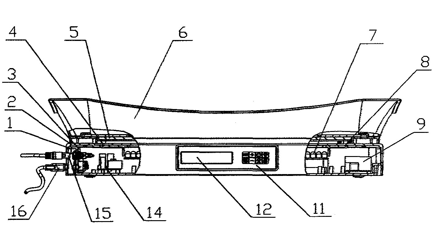 Programmed controllable infant jaundice treatment bed