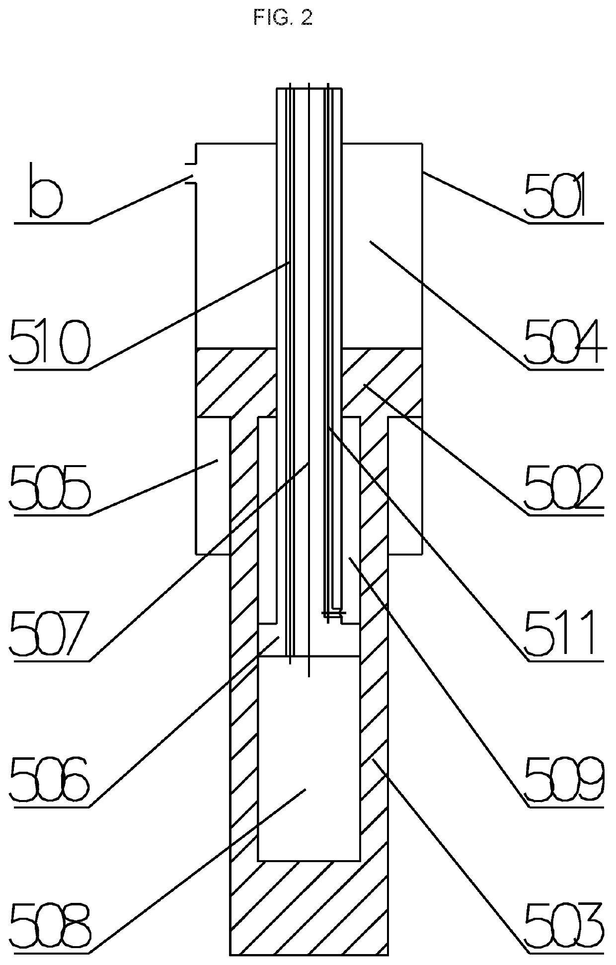 Efficient energy-saving return cylinder of hydraulic press and working method thereof