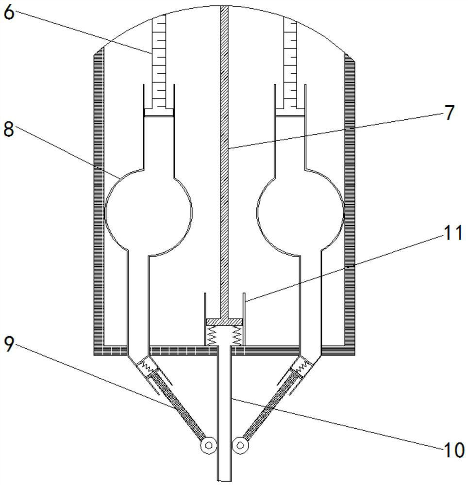 Hanging ornament capable of preventing sight blocking in automobile