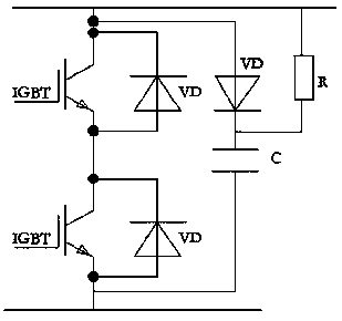IGBT (Insulated Gate Bipolar Translator) buffer circuit for frequency-conversion speed-regulation device