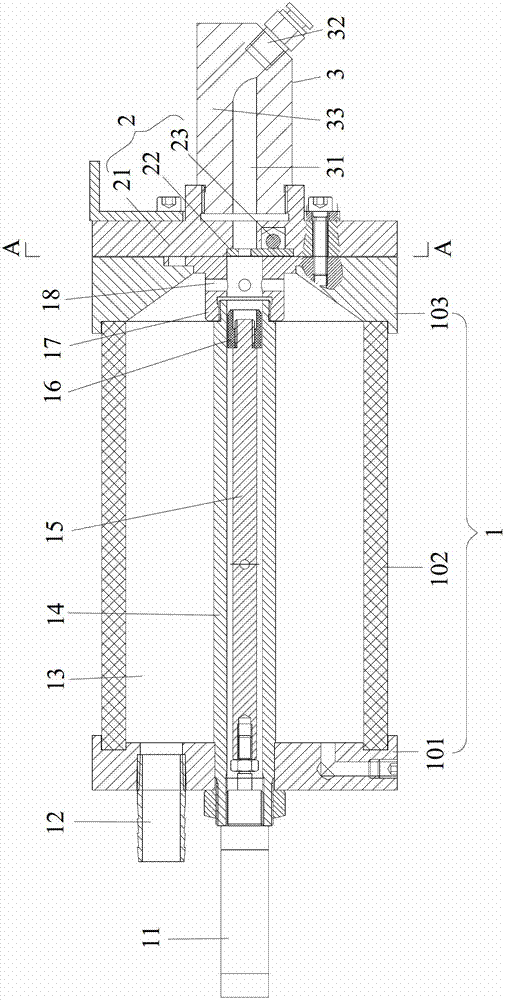 Sand supply device for waterjet