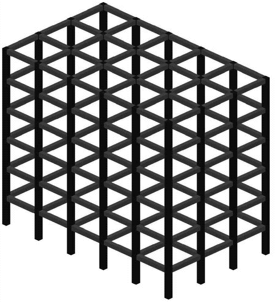 Method for assembling novel substructure module type preformed assembled frame structure