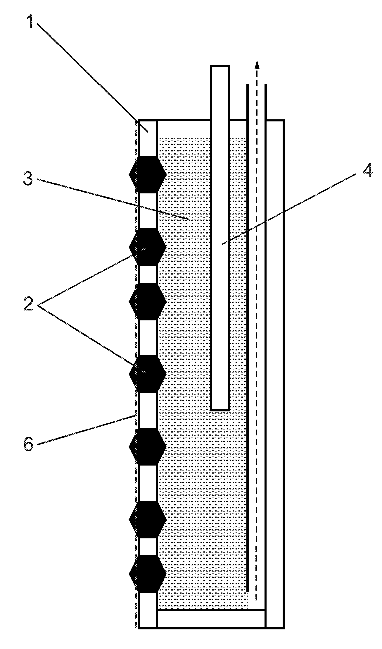 Method for the production of a diamond electrode, and diamond electrode