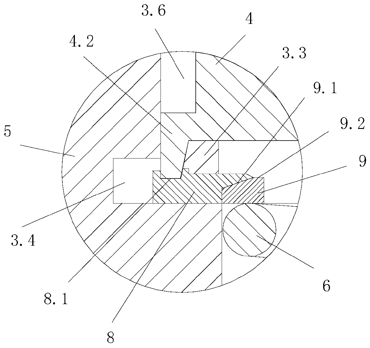 Safe and efficient supporting device for oil and gas pipeline and oil and gas pipeline system