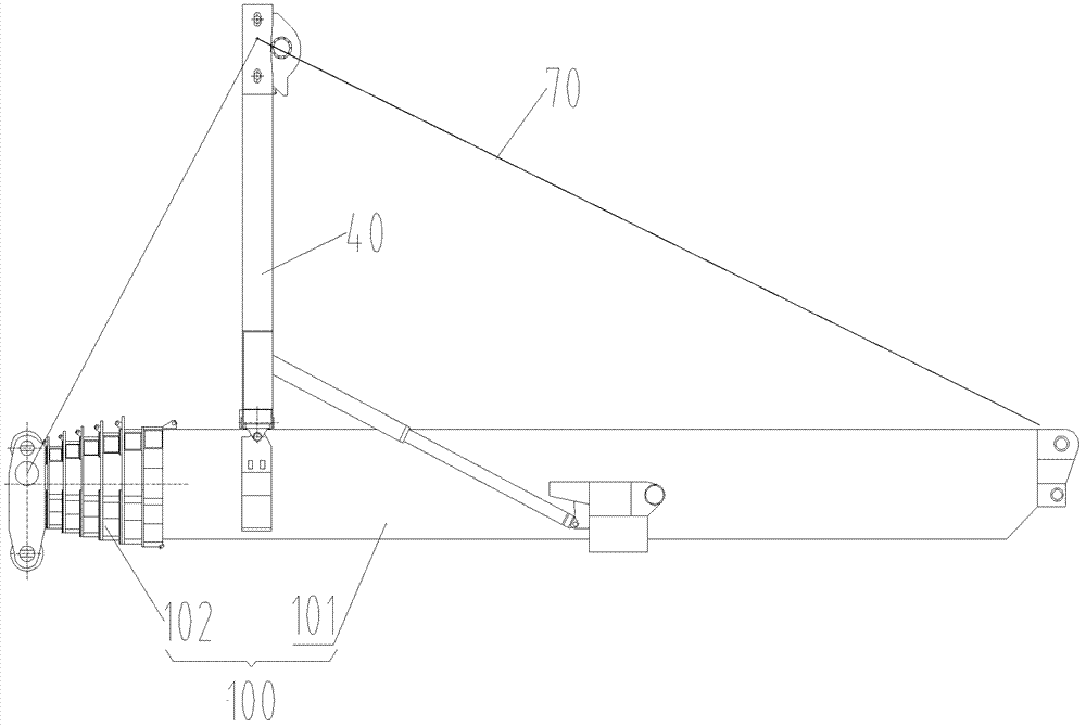 Crane and super hoisting device thereof