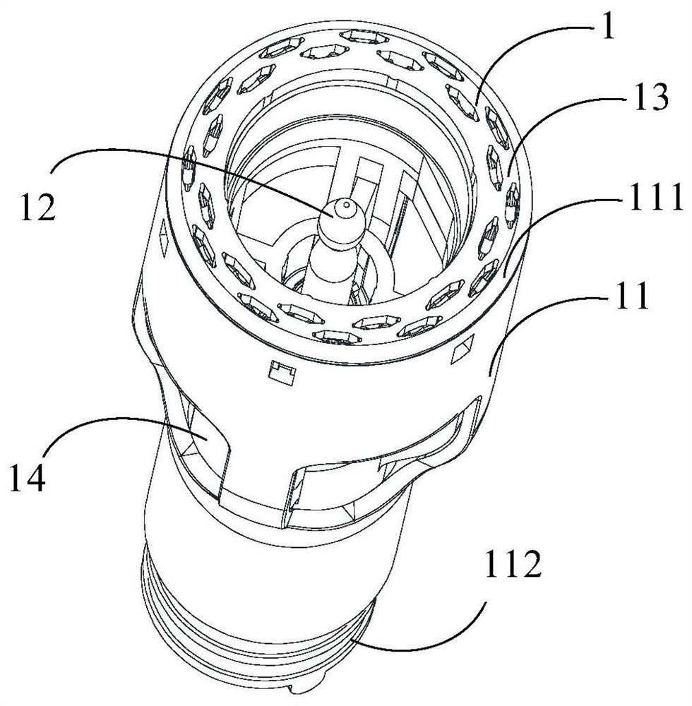 Guide piece and circular tube type anastomat