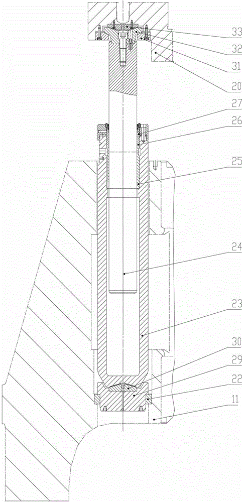 Forging machine with return cylinder anti-unbalance-loading mechanisms and assembling method and using method thereof