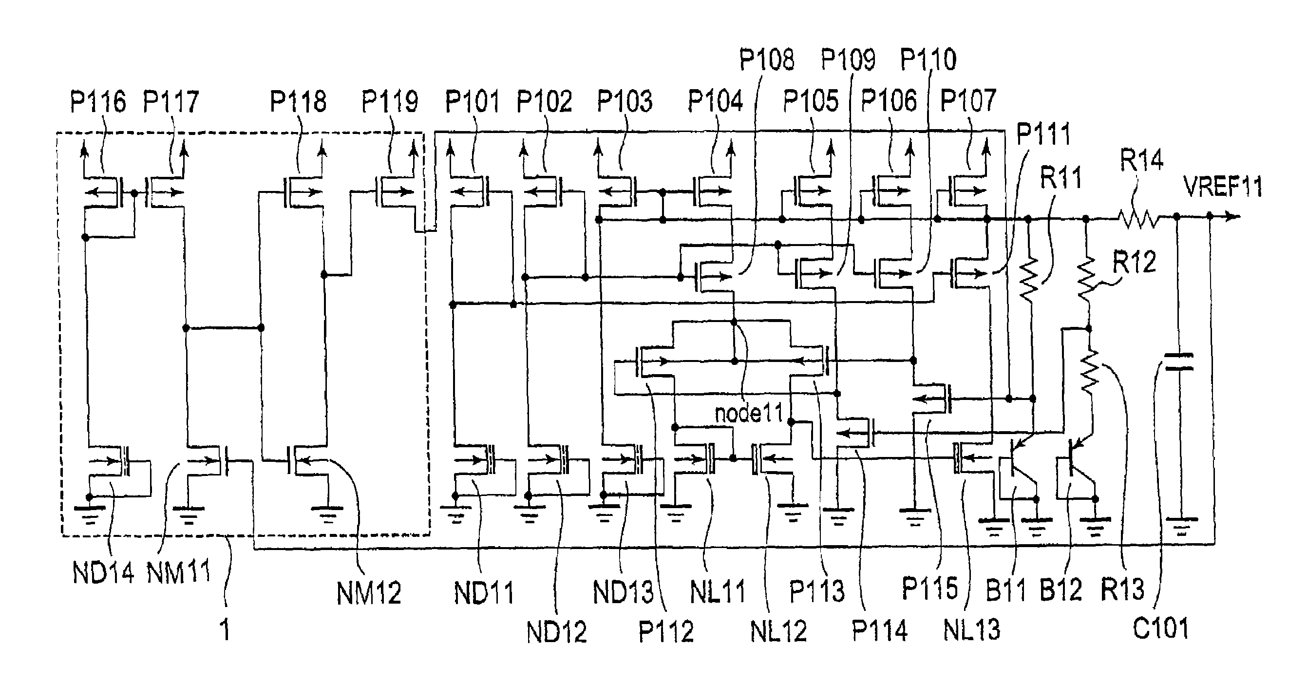 Band gap constant-voltage circuit