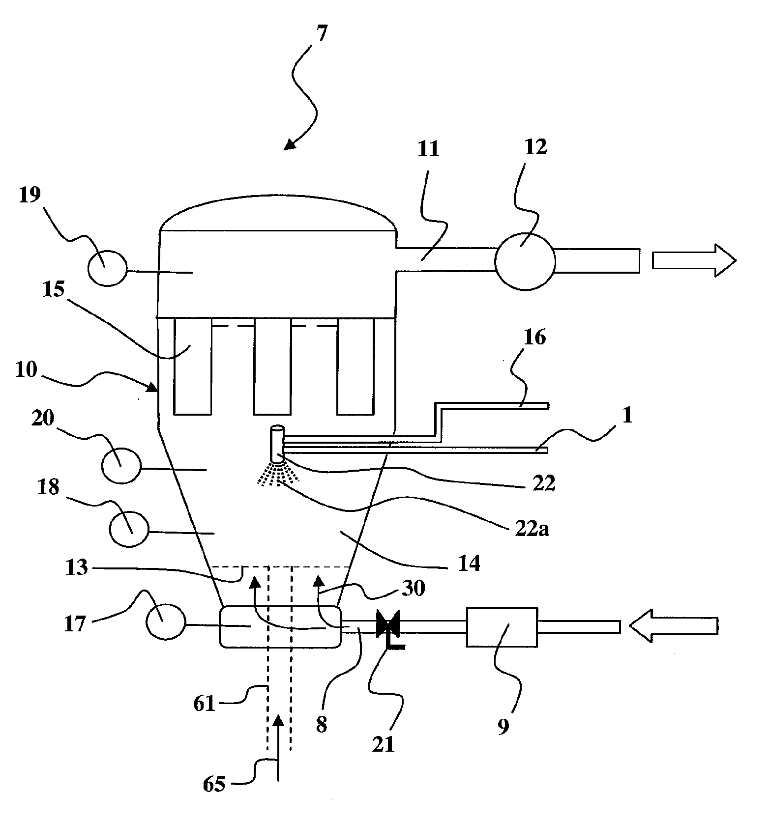 Process and device for manufacturing organometallic complexes in powder form