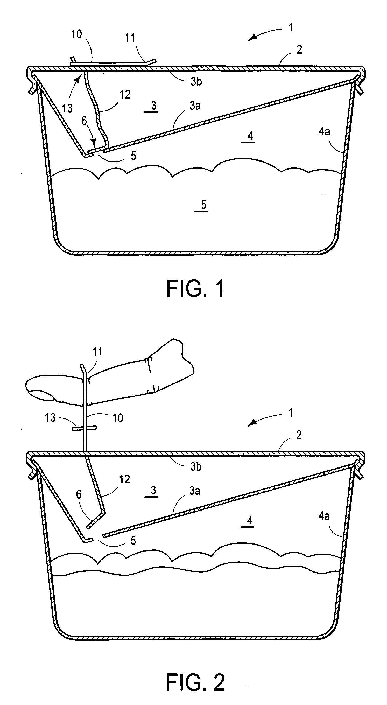 Pressure point food container, storage, and mixing system