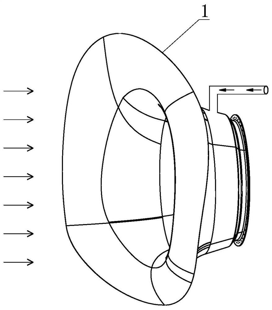 Test method of helicopter air inlet channel anti-icing system