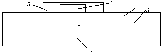 A method for etching the base pedestal of a heterojunction bipolar transistor using a single-layer photomask