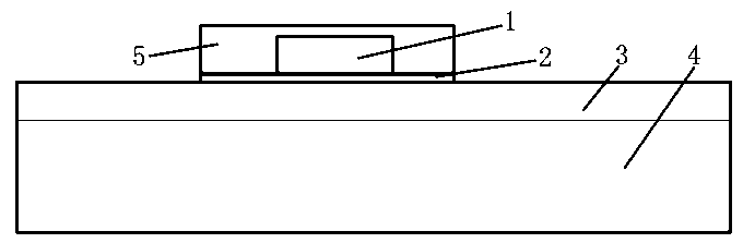 A method for etching the base pedestal of a heterojunction bipolar transistor using a single-layer photomask