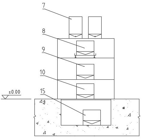 Energy-saving and environment-friendly self-flowing type coating and pesticide mixing system