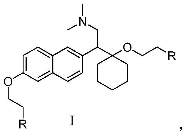 Naphthol derivative compound and application thereof in analgesia