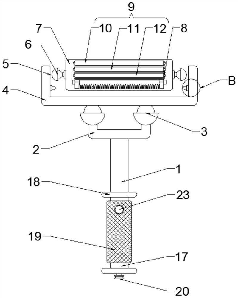 Hair removing device for livestock and poultry