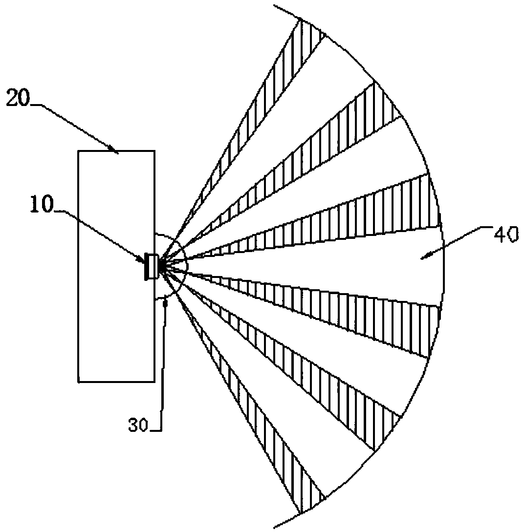 Precise sensing control method and night light of infrared induction night light