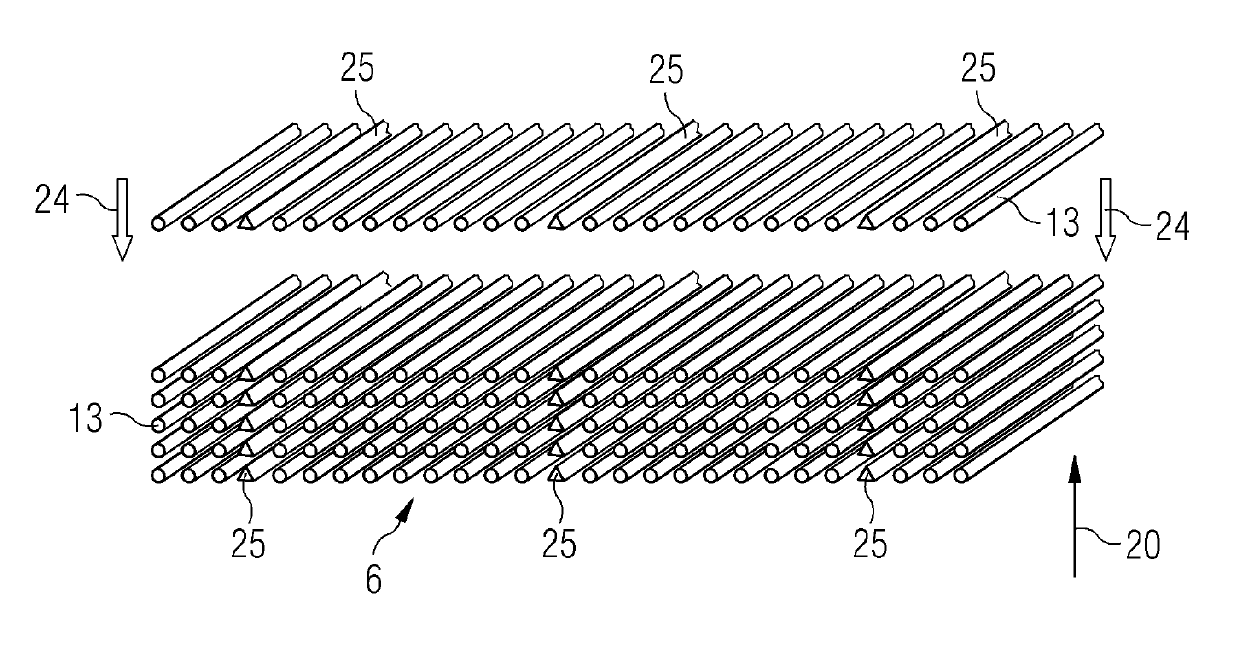 Method for manufacturing work piece by vacuum assisted resin transfer moulding