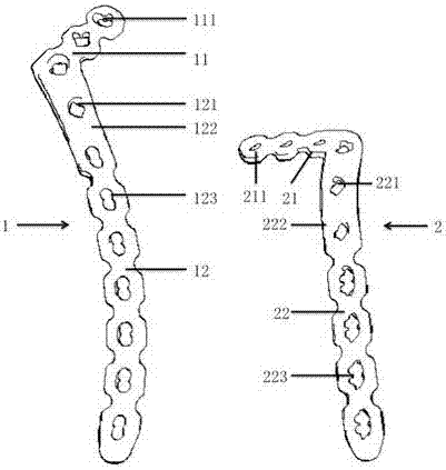 Scapular-fracture anatomical locking internal fixation system