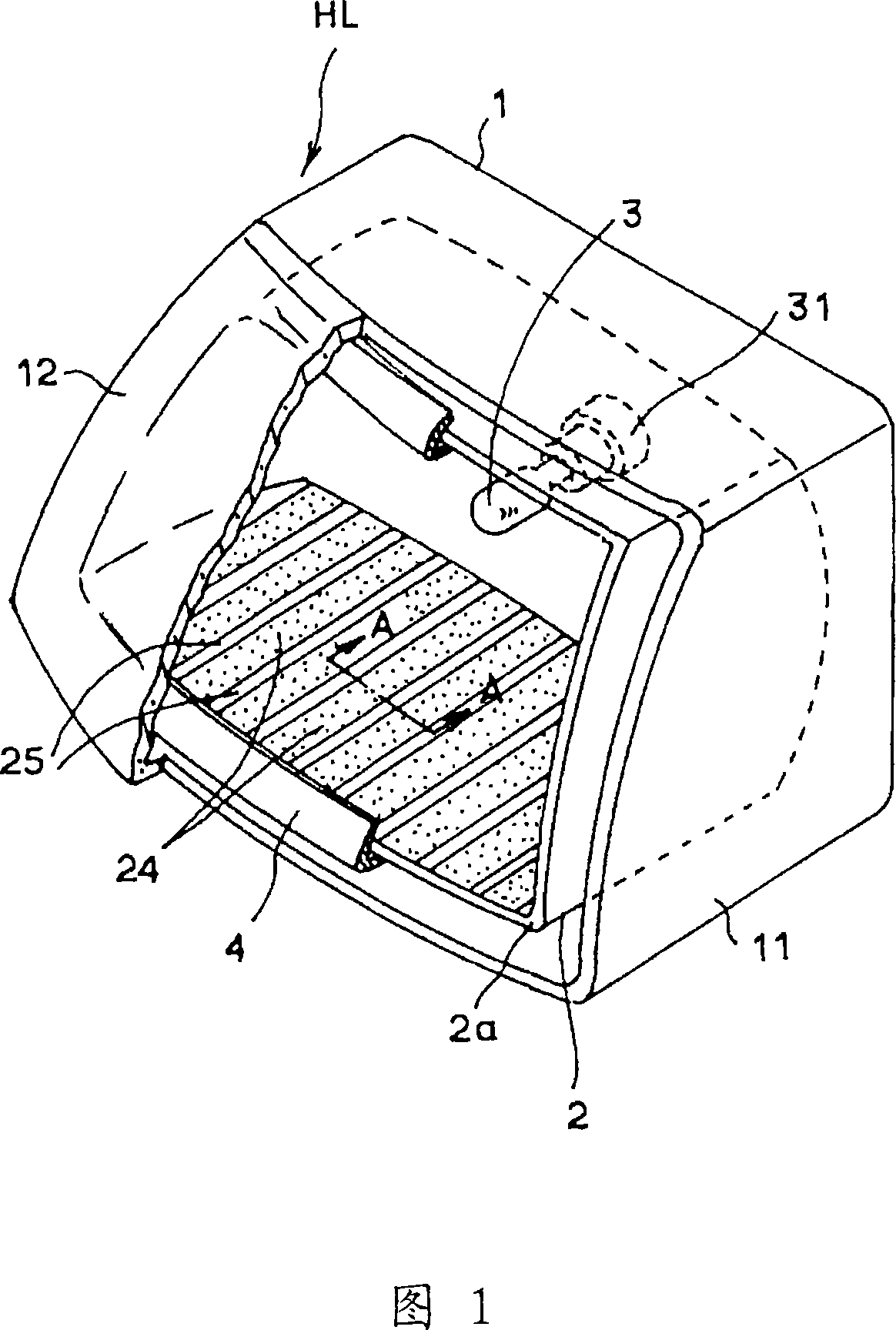Lighting device for vehicle and method of manufacturing the same