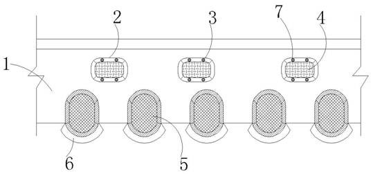 Environment-friendly drainage channel for municipal engineering