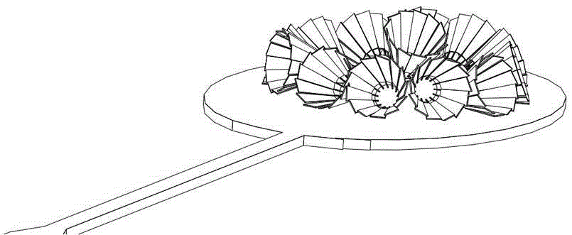 A method for picking and collecting badminton court training balls