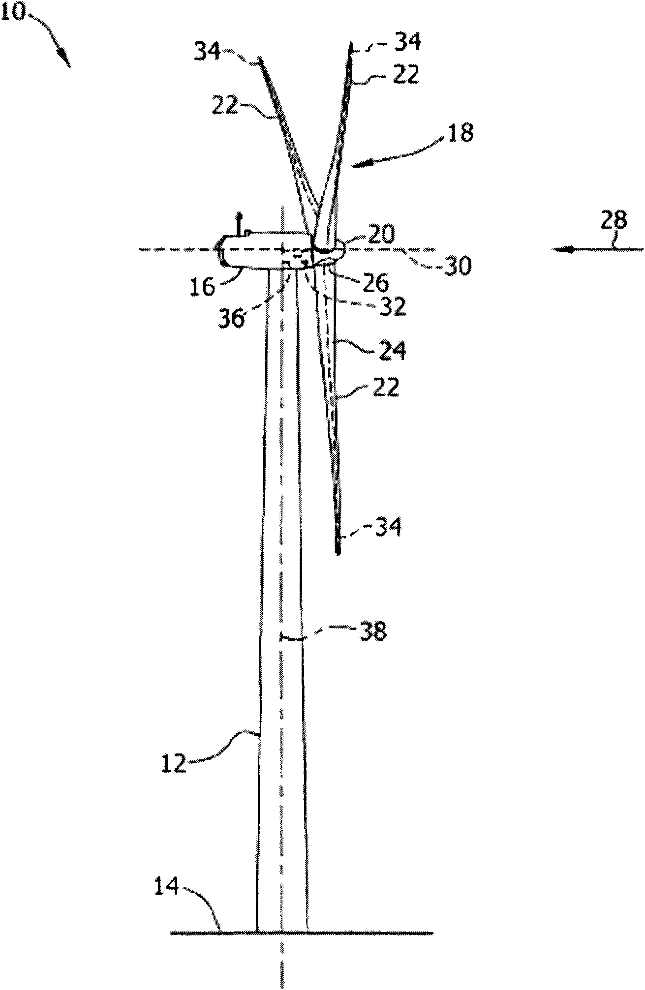 System and method for monitoring and controlling wind turbine blade deflection