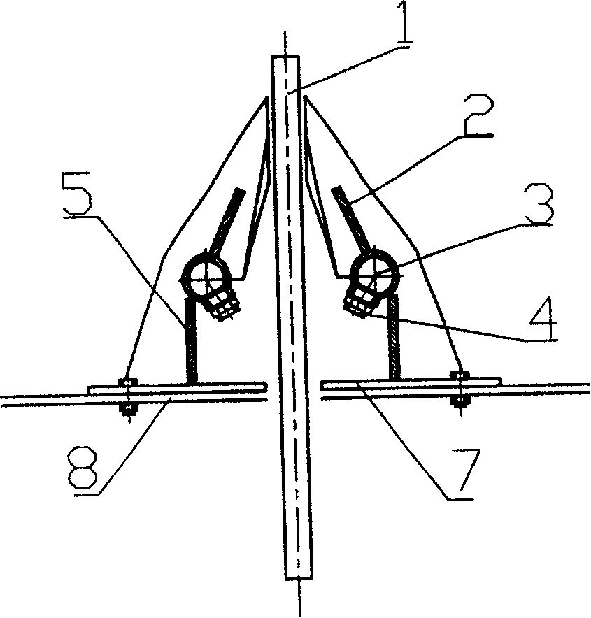 Filter cloth rinser for vacuum filter and pressure filter