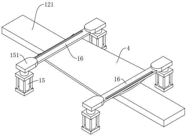 Rod piece positioning and bending equipment for comprehensive rod with clamping groove