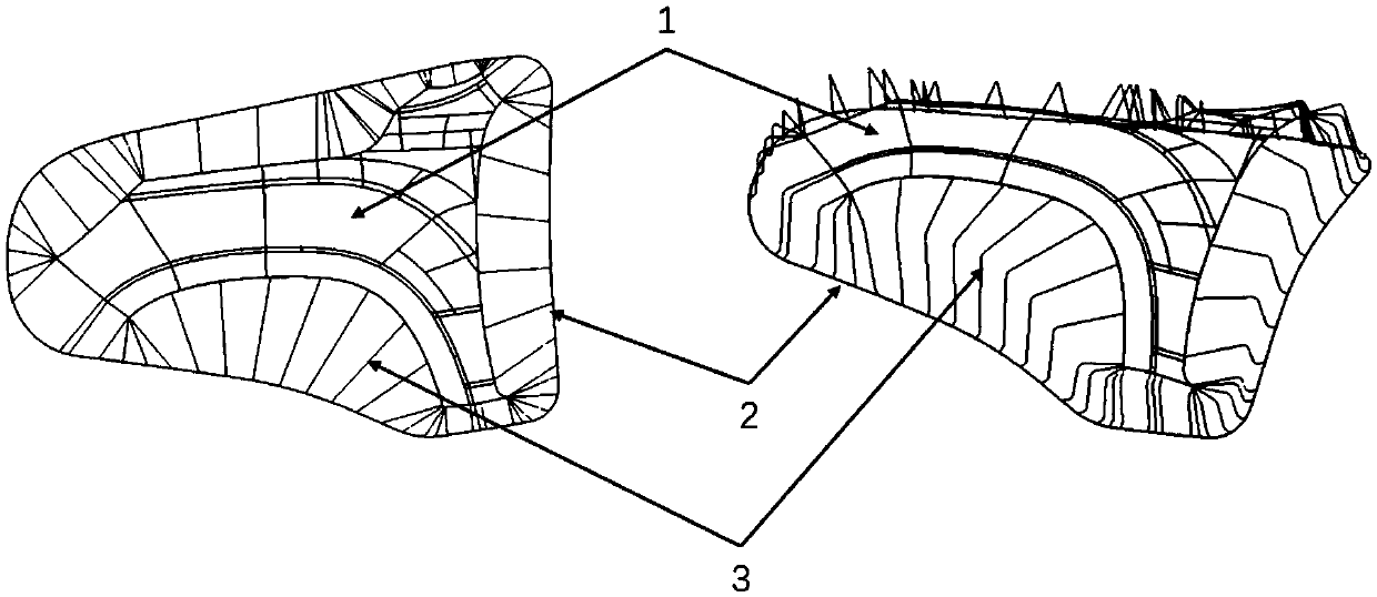 A method for creating and adjusting the process supplement based on a wireframe model