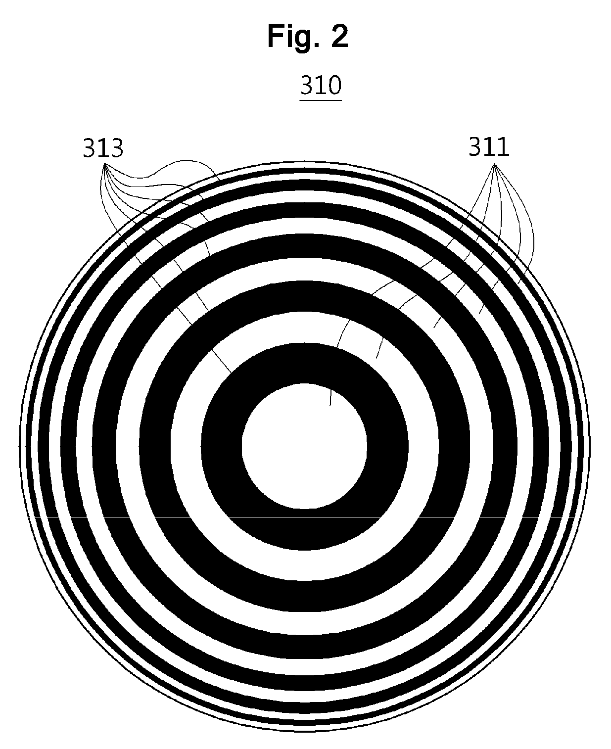 Fiber lens with fresnel zone plate lens and method for producing the same