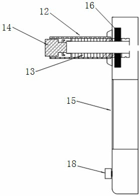 Inlaid electronic anti-theft lock and door with the same