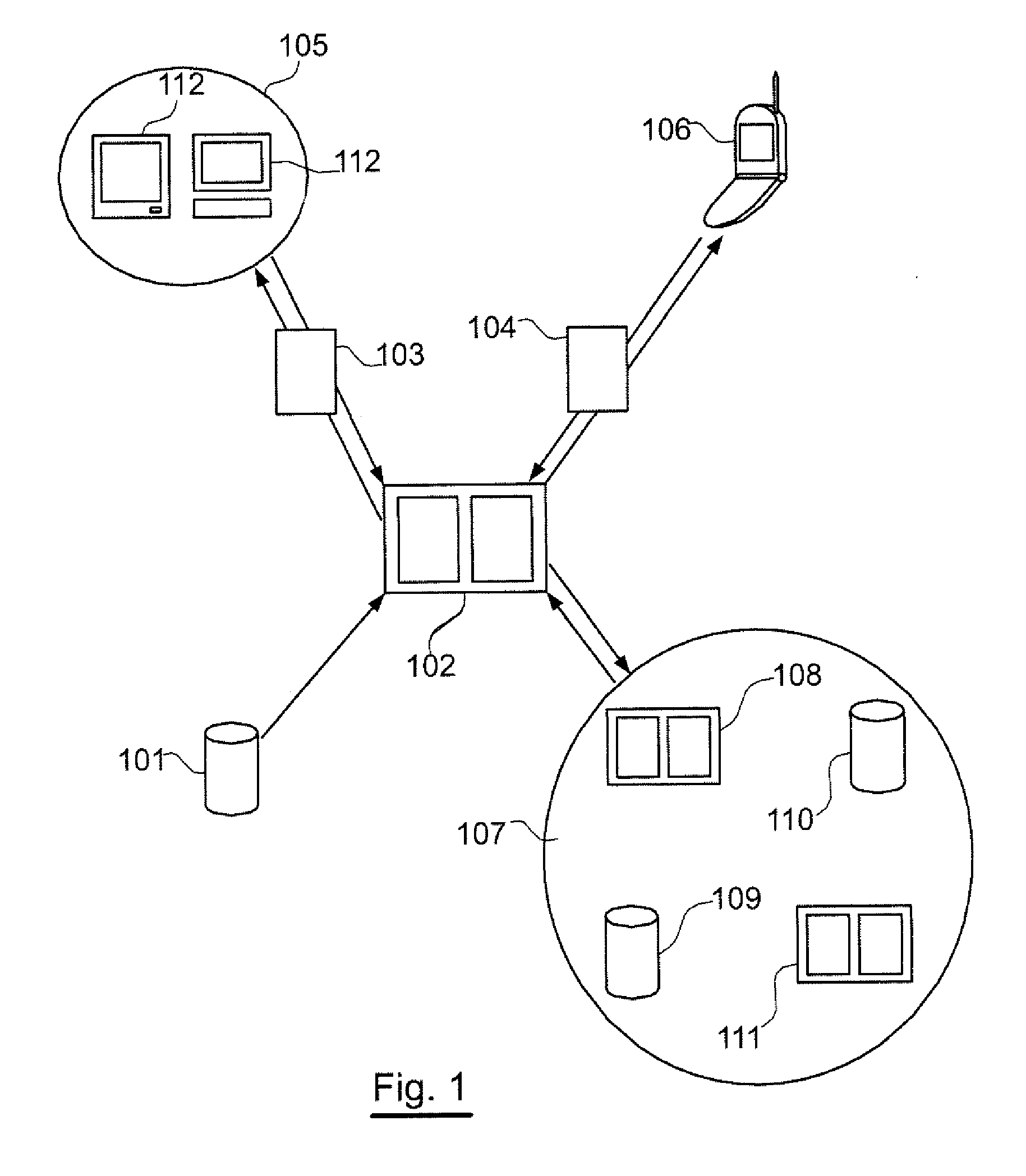 Method of management of a multimedia program, server, terminals, signal and corresponding computer programs