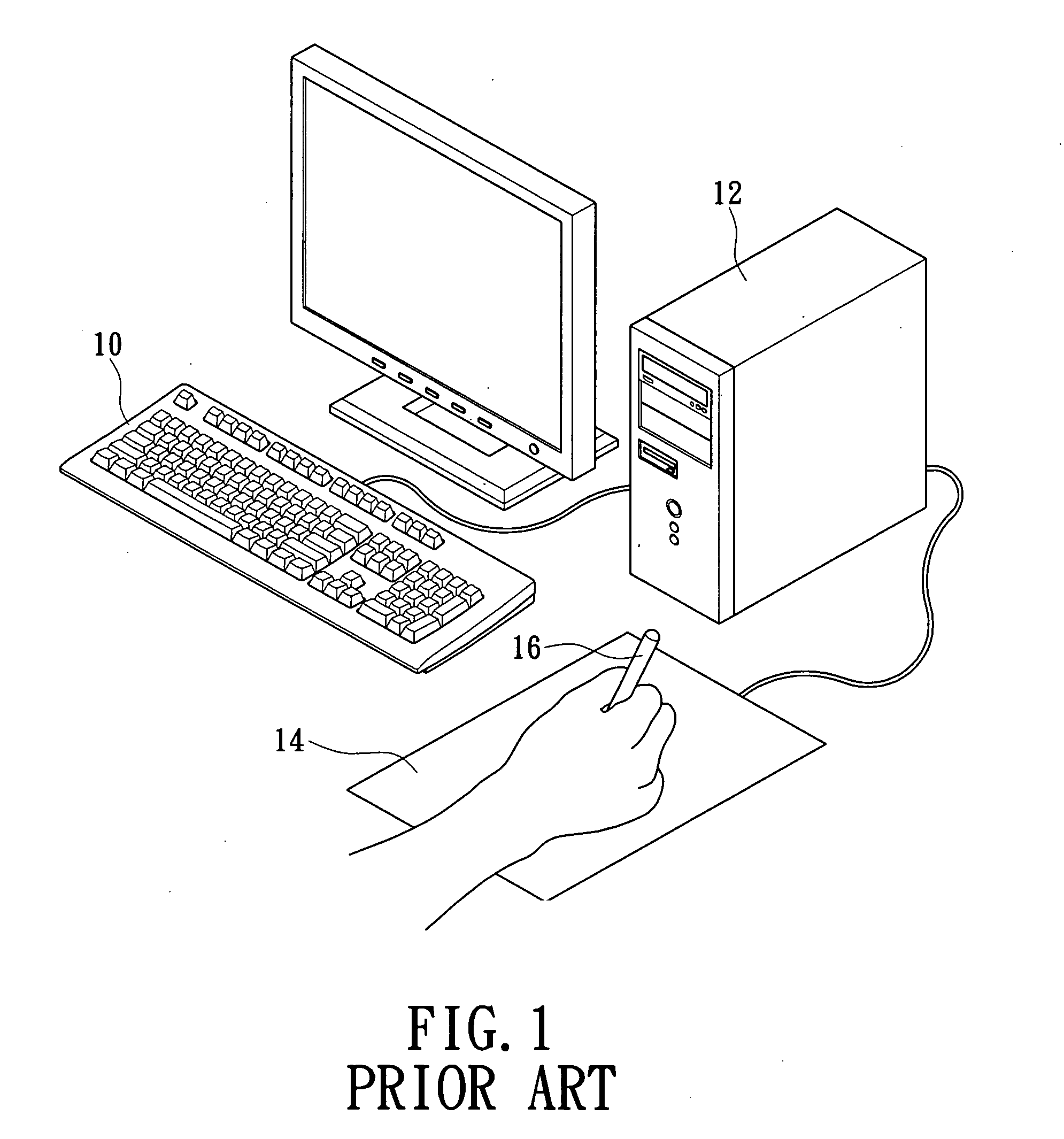 Keyboard apparatus integrated with touch input module