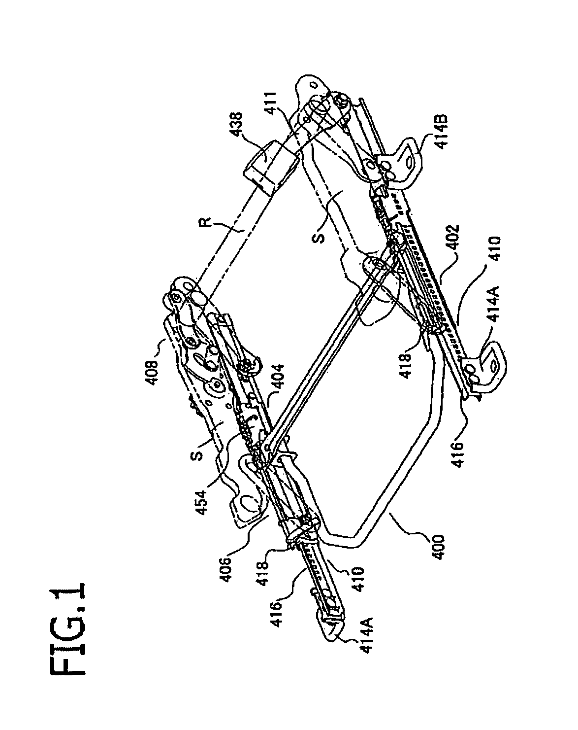 Slide structure of seat for vehicle