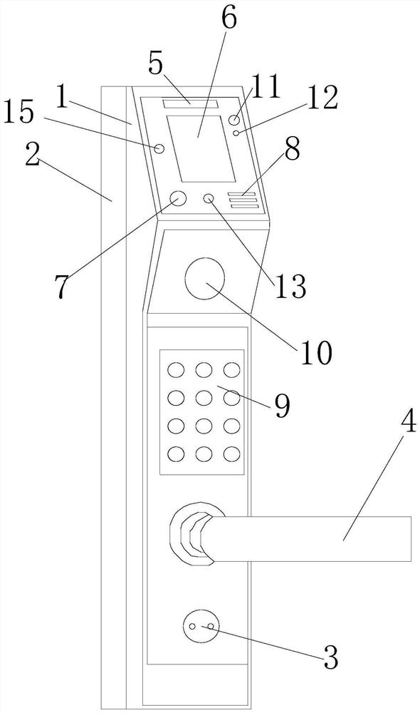 Face recognition intelligent door lock